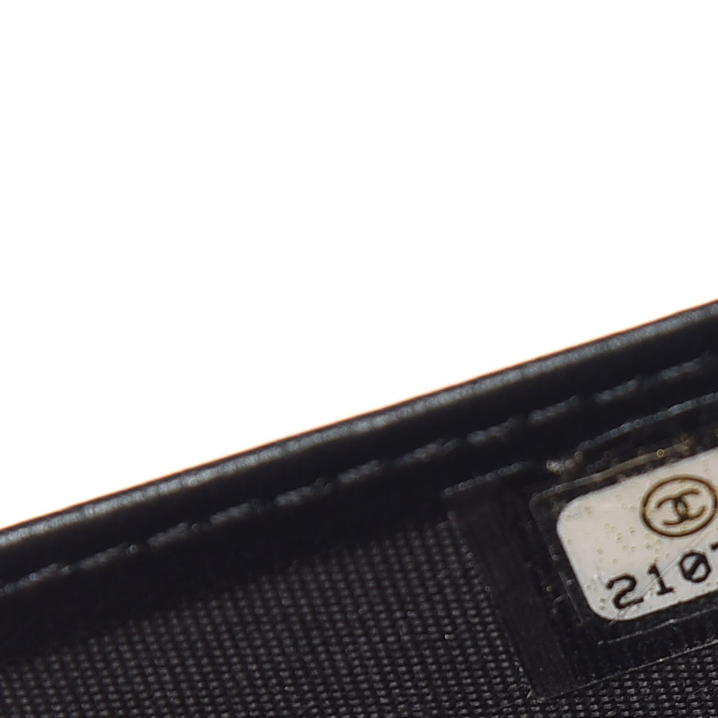 Lambskin Quilted Boy Yen Wallet Black