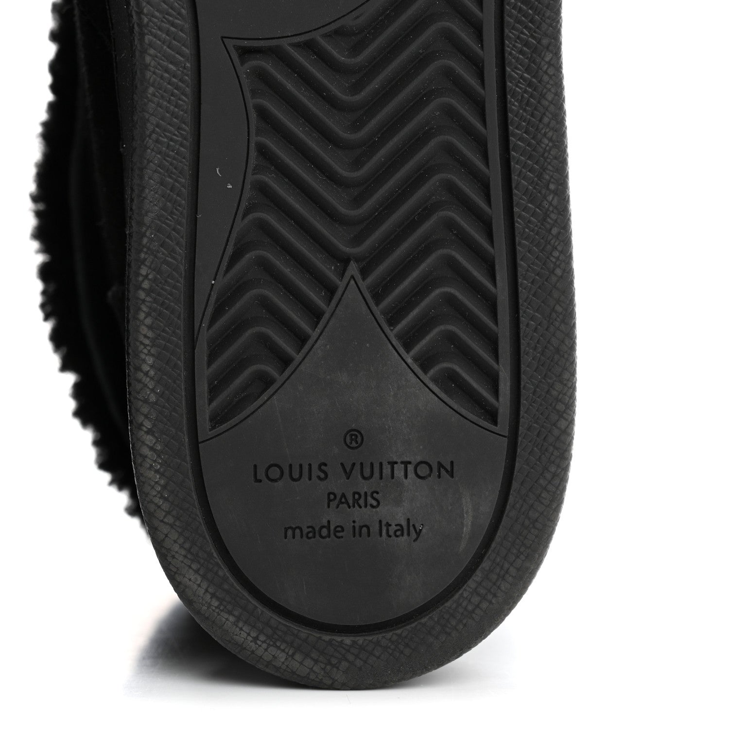 Louis Vuitton Suede Calfskin Shearling Snowdrop Flat Ankle Boot 38.5 Black 8 of 10