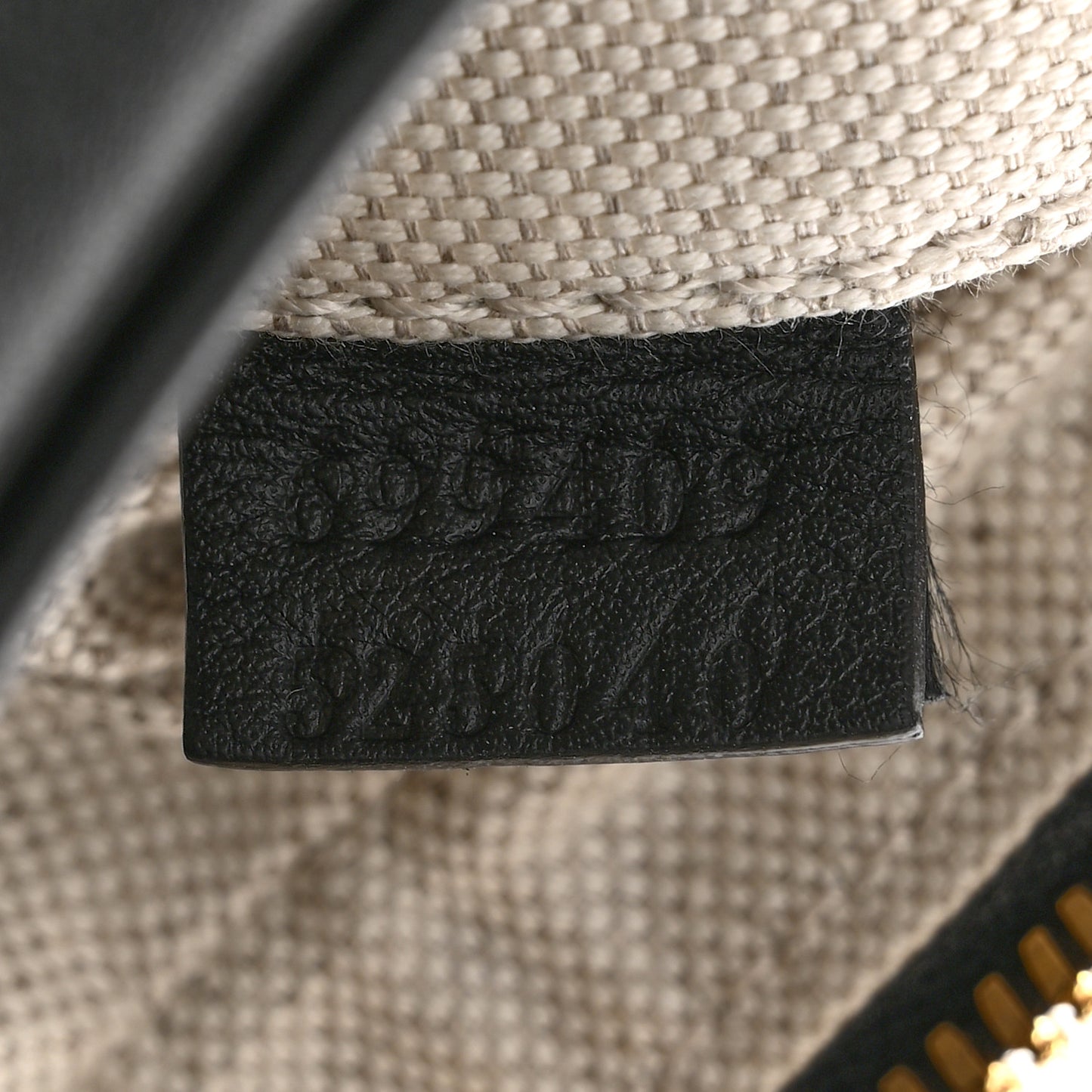 Aria Calfskin Web Small Attache Shoulder Bag Black