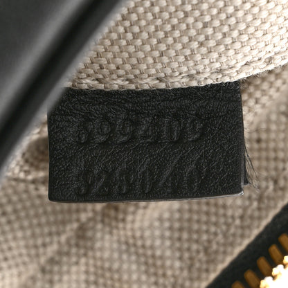 Gucci Aria Calfskin Web Small Attache Shoulder Bag Black 7 of 10