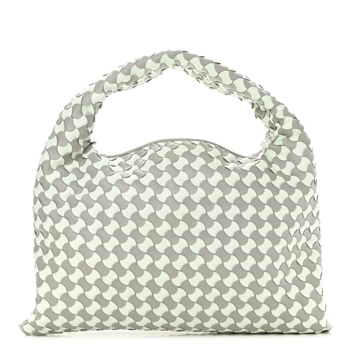 Bottega Veneta Calfskin Intrecciato Small Hop Agate Glacier 1 of 10