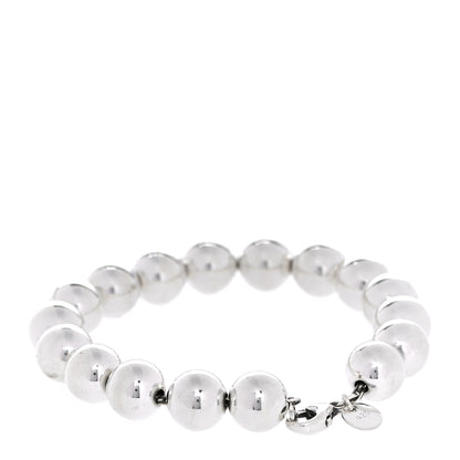 Tiffany Sterling Silver 10mm HardWear Ball Bracelet 3 of 5