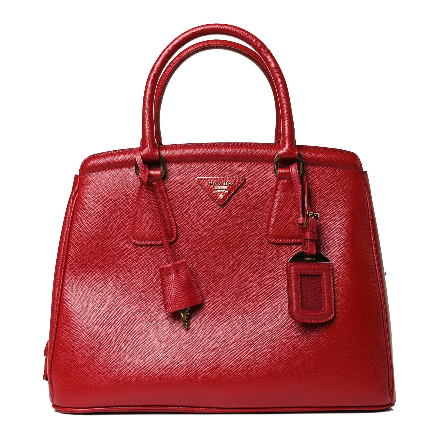 Saffiano Lux Parabole Tote Fuoco