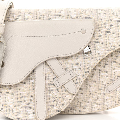 Christian Dior Oblique Saddle Messenger Pouch Beige 8 of 12