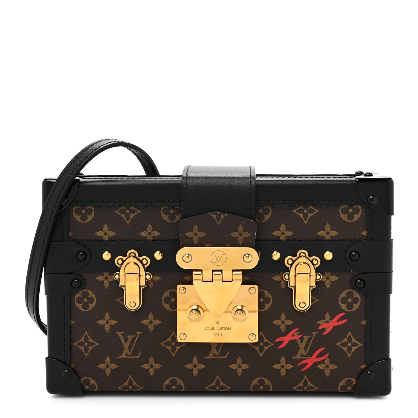 Monogram Petite Malle Black