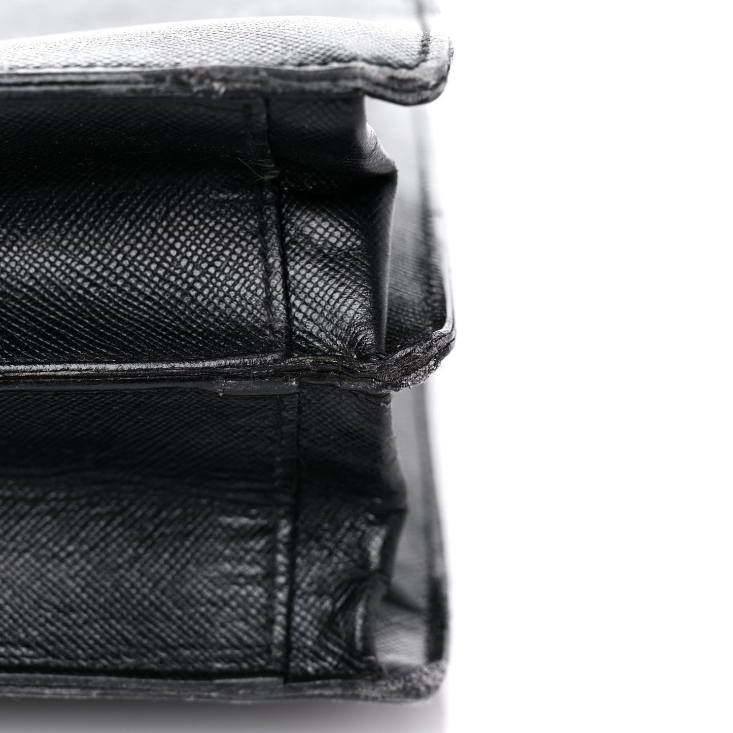Saffiano Briefcase Black