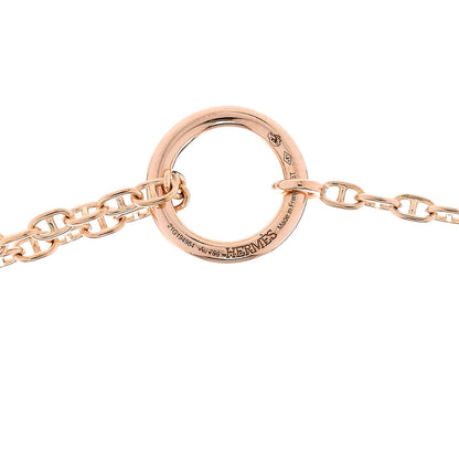 Hermes 18K Rose Gold Diamond PM New Farandole Pendant Necklace ST 5 of 6