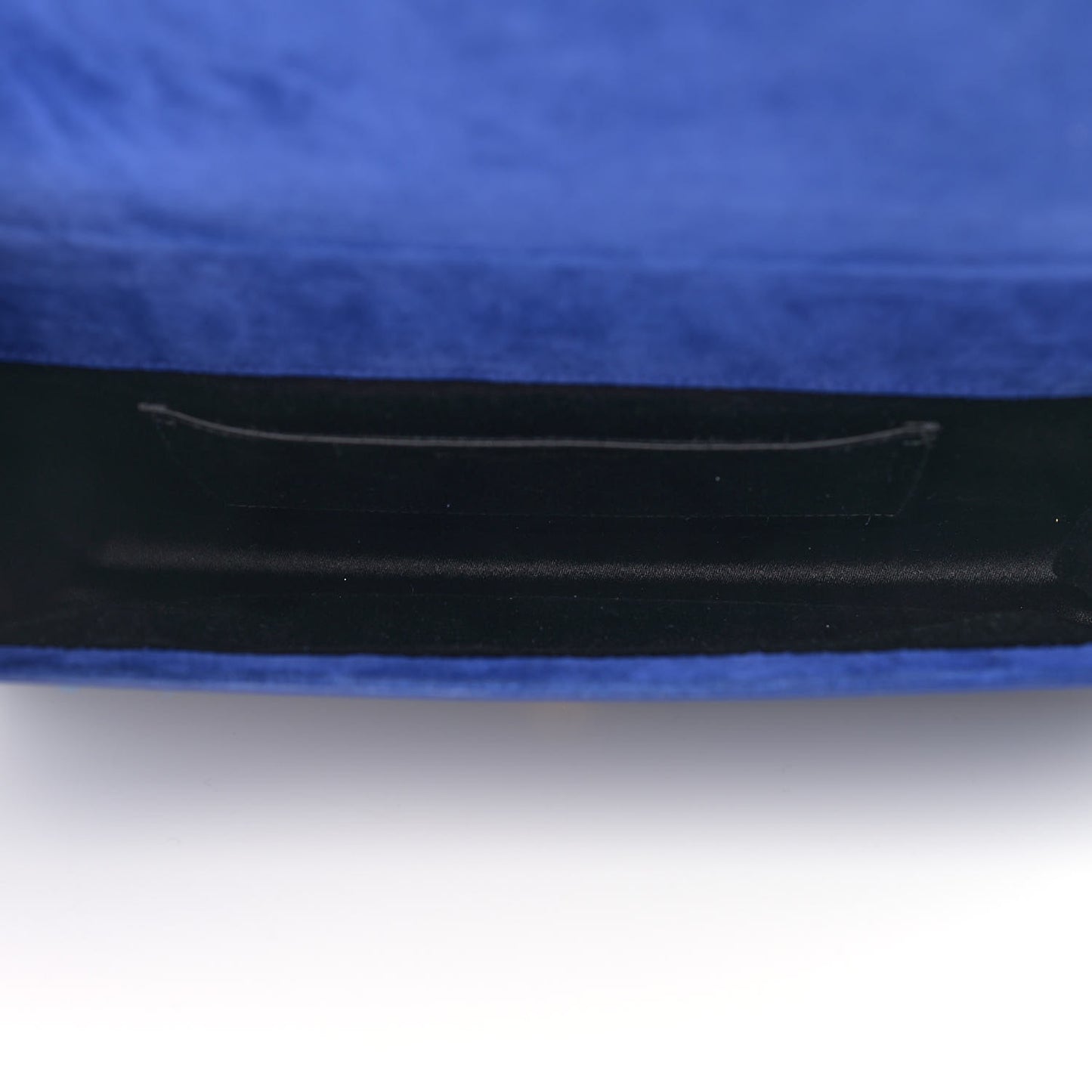 Patent Calfskin Monogram Large Belle De Jour Clutch Royal Blue