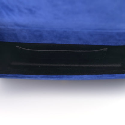 Saint Laurent Patent Calfskin Monogram Large Belle De Jour Clutch Royal Blue 5 of 11
