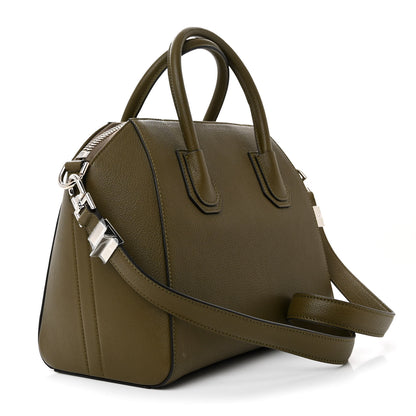 Givenchy Sugar Goatskin Small Antigona Dark Khaki 3 of 12