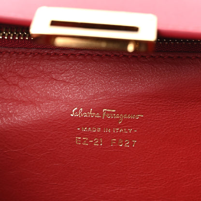 Salvatore Ferragamo Calfskin Mini Mara Bag Pamplona Rosso 6 of 9