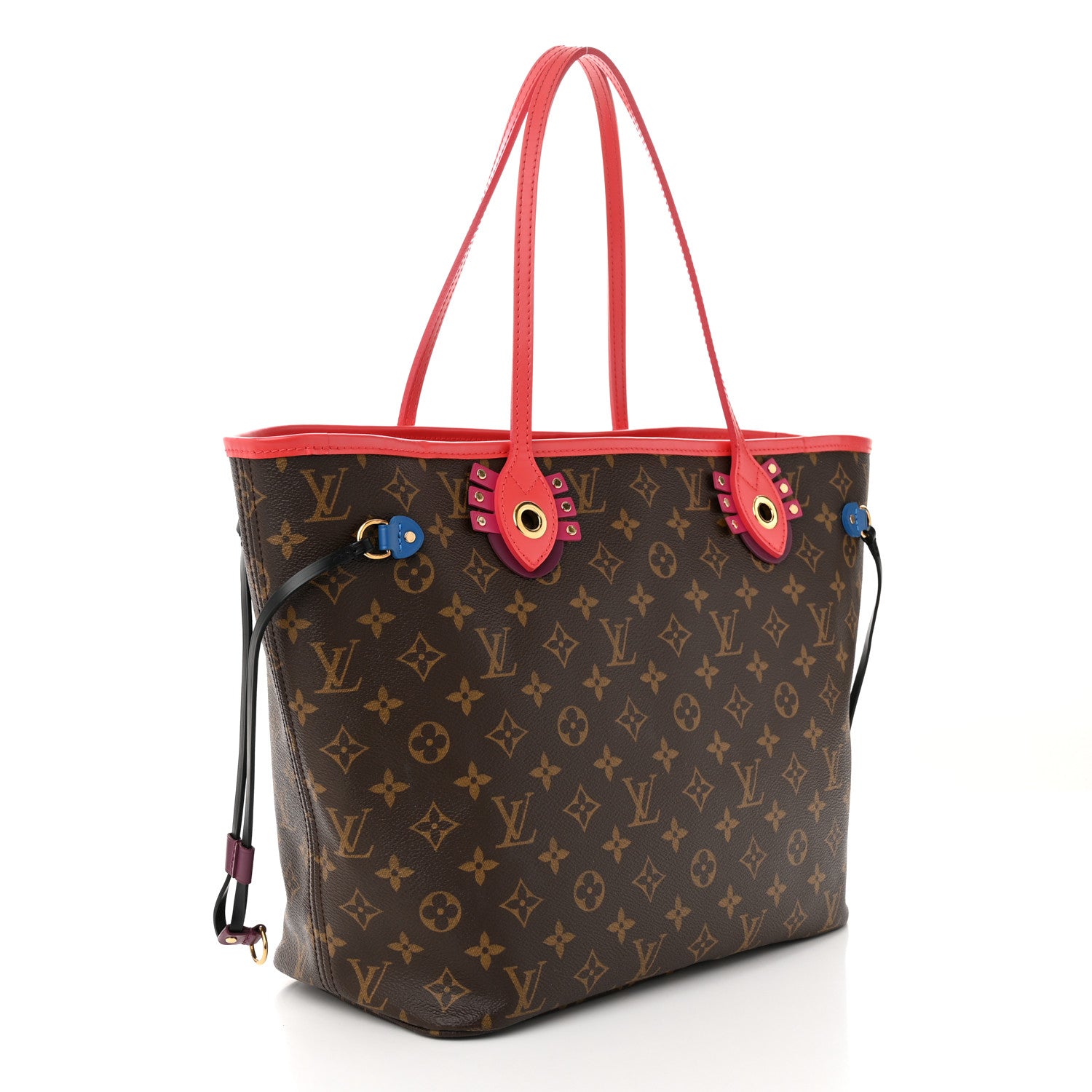 Louis Vuitton Monogram Totem Neo Neverfull MM Flamingo 4 of 11