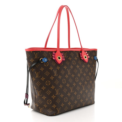 Louis Vuitton Monogram Totem Neo Neverfull MM Flamingo 4 of 11