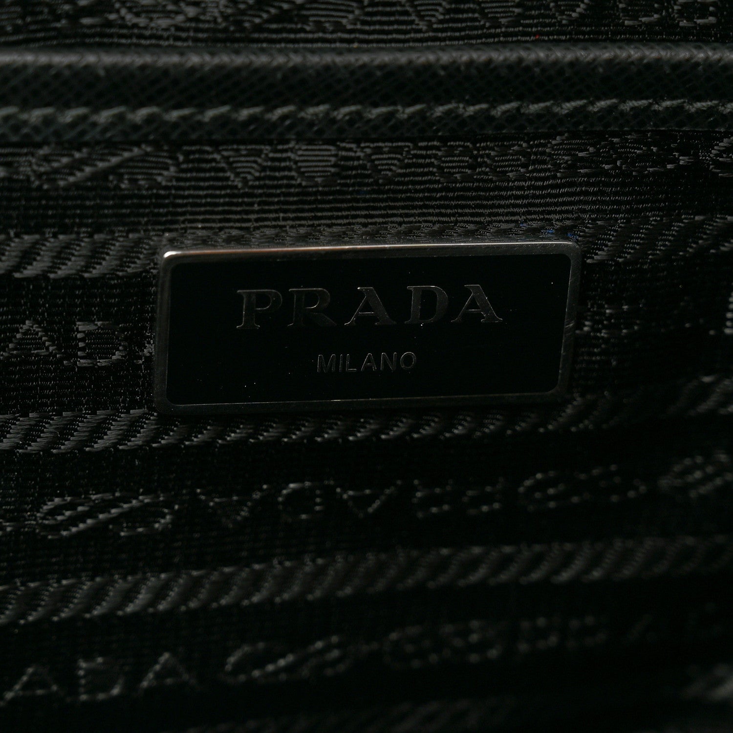 Prada Nylon Vela Medium Backpack Black 7 of 9