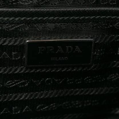Prada Nylon Vela Medium Backpack Black 7 of 9