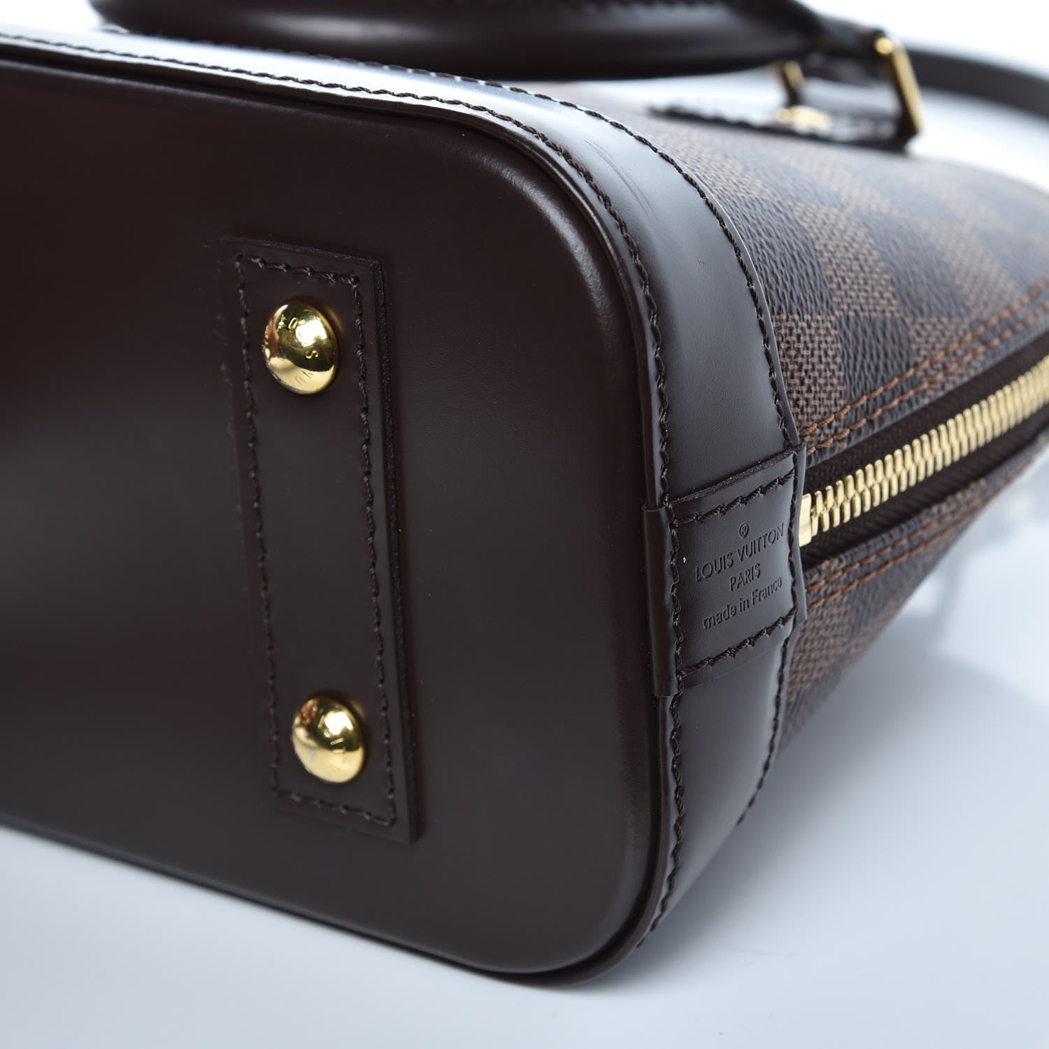Louis Vuitton Damier Ebene Alma BB 8 of 9