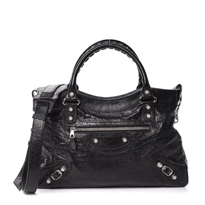 Balenciaga Agneau Giant 12 Silver Hardware Town Black 1 of 10