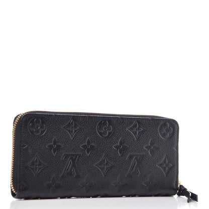 Louis Vuitton Empreinte Clemence Wallet Black 3 of 8