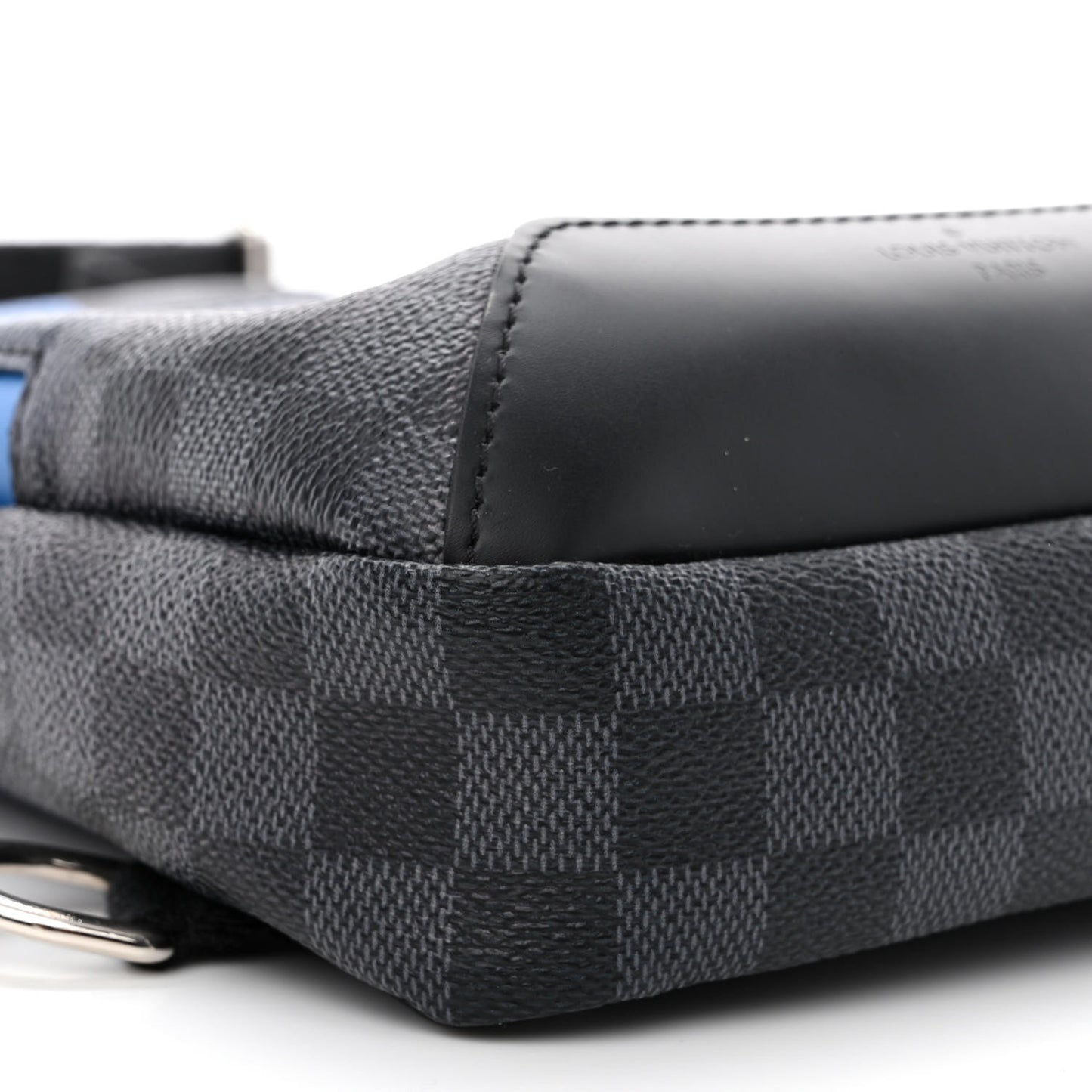 Damier Graphite Giant Avenue Sling Backpack Blue