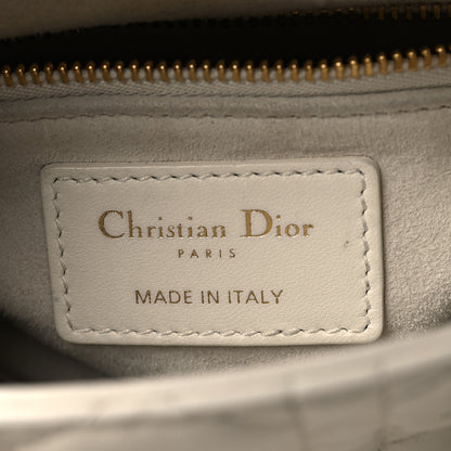 Christian Dior Lambskin Cannage Small My ABCDior Lady Dior Latte 6 of 11