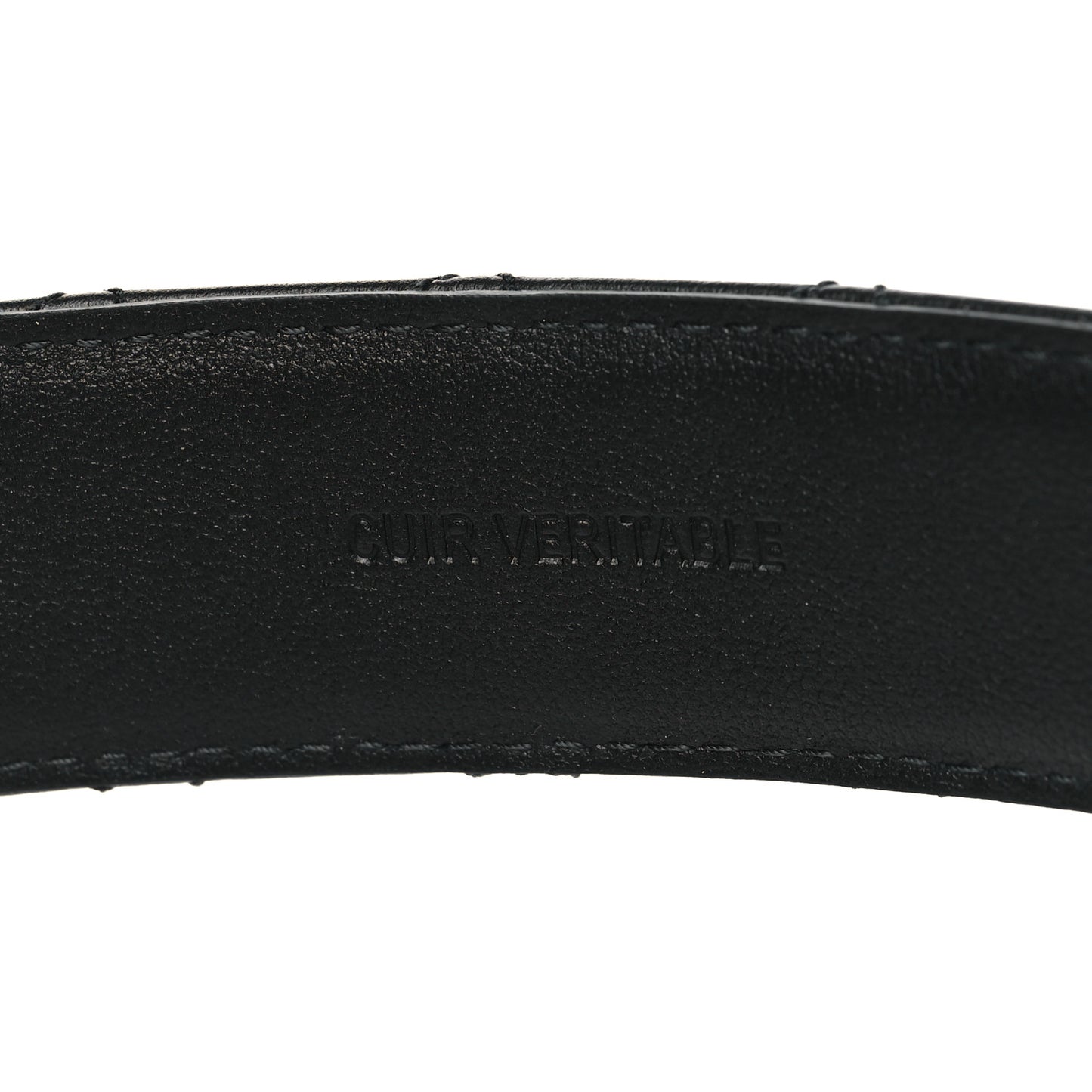 Calfskin Quilted CC Chain Belt 85 34 Black
