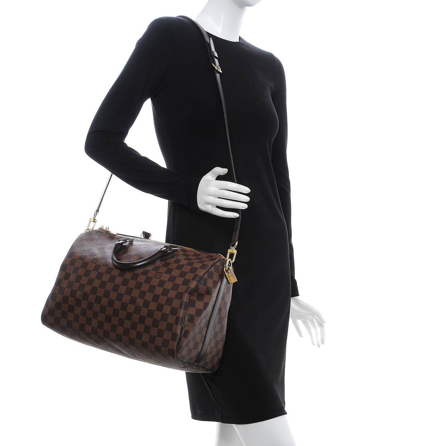 Damier Ebene Speedy Bandouliere 35