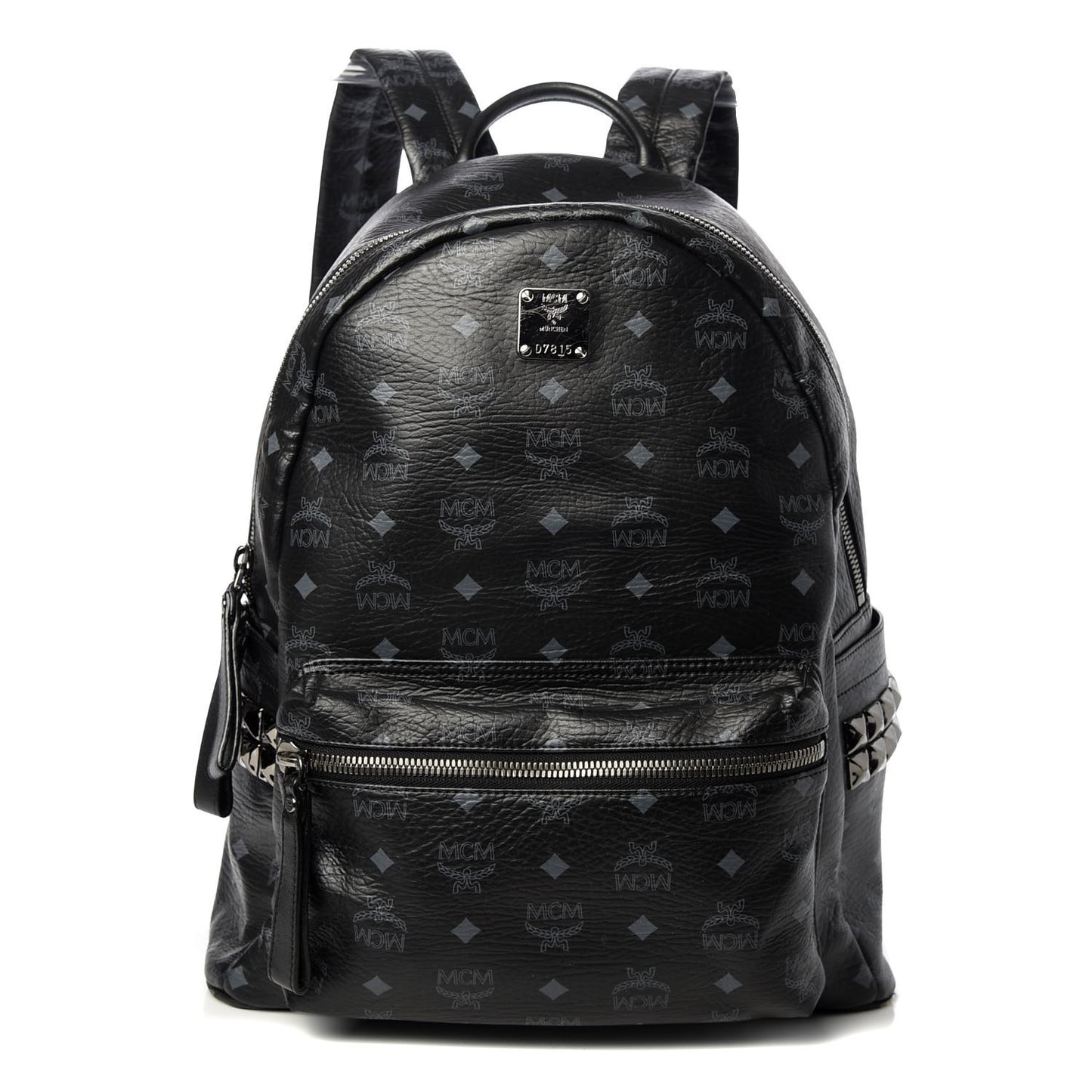Visetos Medium Side Studs Stark Backpack Black