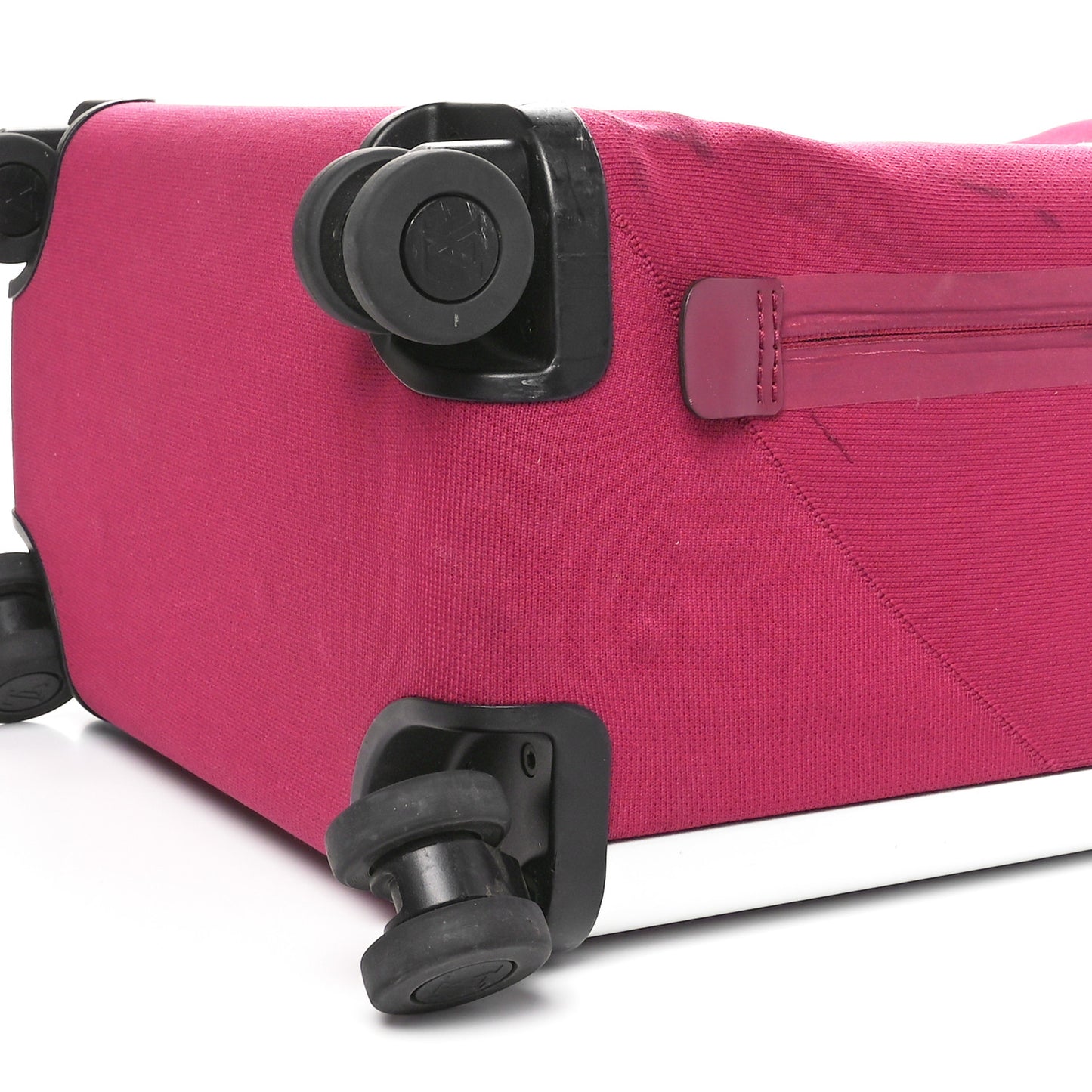 Knit Monogram Horizon Soft 55 Suitcase Fuchsia