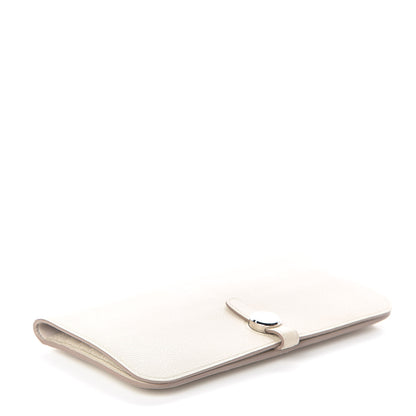 Hermes Evercolor Dogon Recto Verso Wallet Craie 4 of 7
