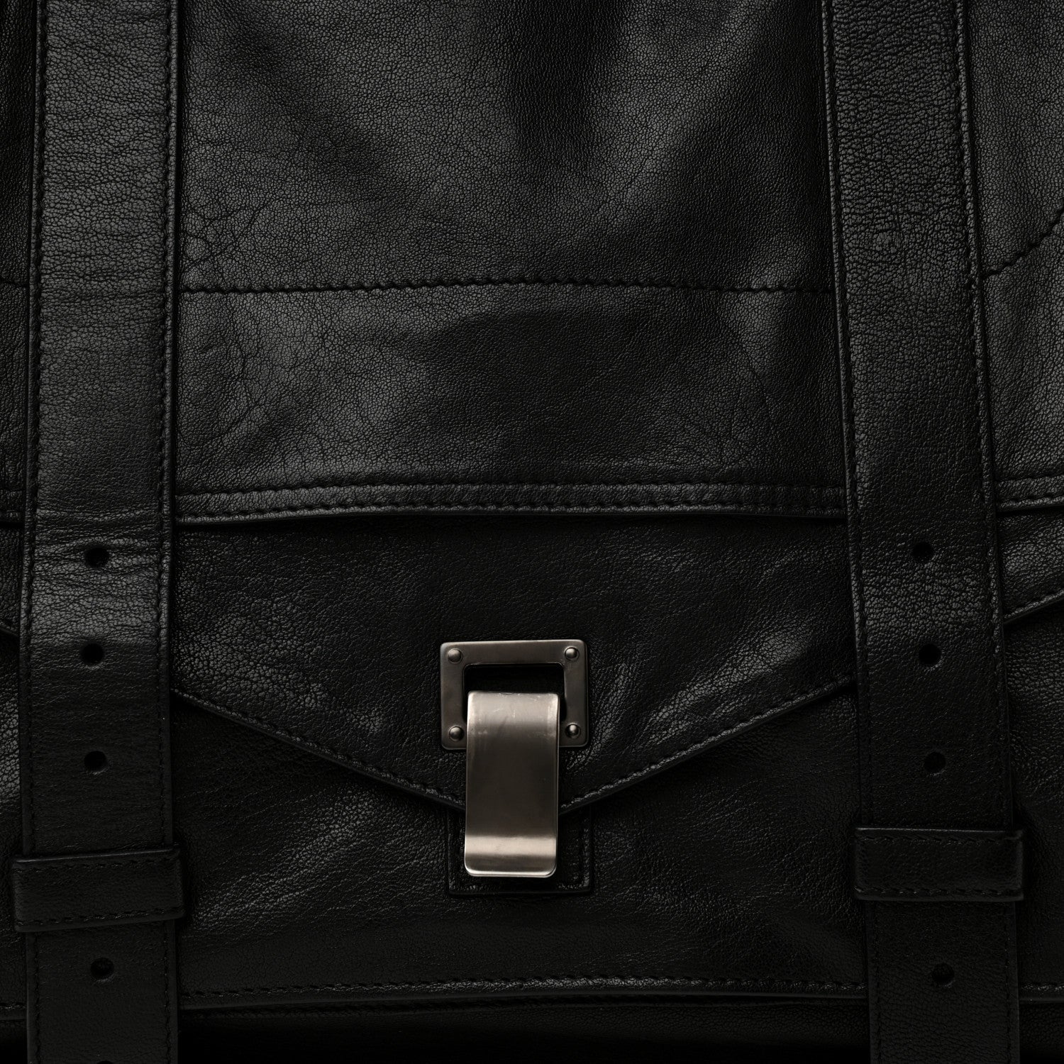 Proenza Schouler Lambskin Medium PS1 Satchel Black 8 of 14