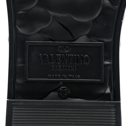Valentino Garavani Rubber Atelier 03 Rose Edition 25/40mm Platform Slide Sandals 39 Black 7 of 8