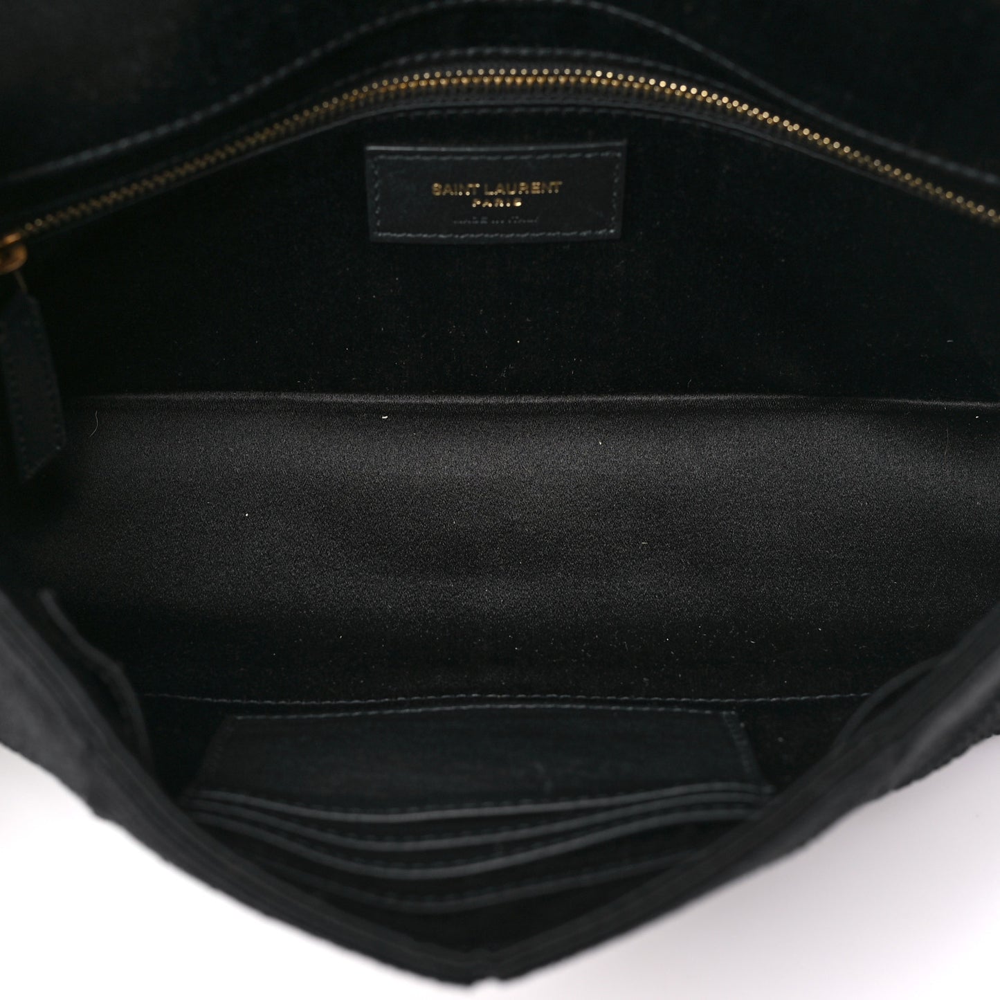 Quilted Satin Monogram Medium Jamie Black
