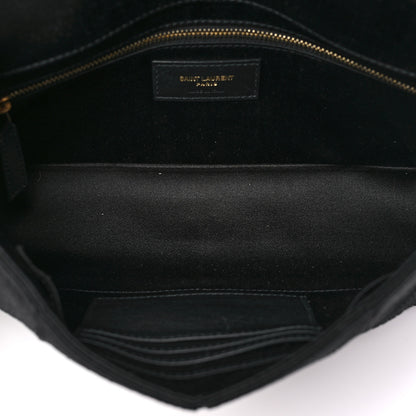 Saint Laurent Quilted Satin Monogram Medium Jamie Black 5 of 10