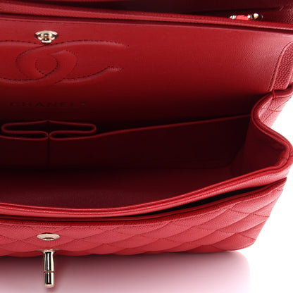 Chanel Caviar Quilted Medium Double Flap Red 5 of 11