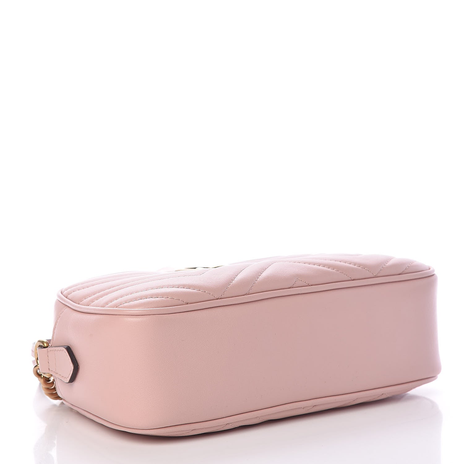 Gucci Calfskin Matelasse Small GG Marmont Chain Shoulder Bag Perfect Pink 4 of 10