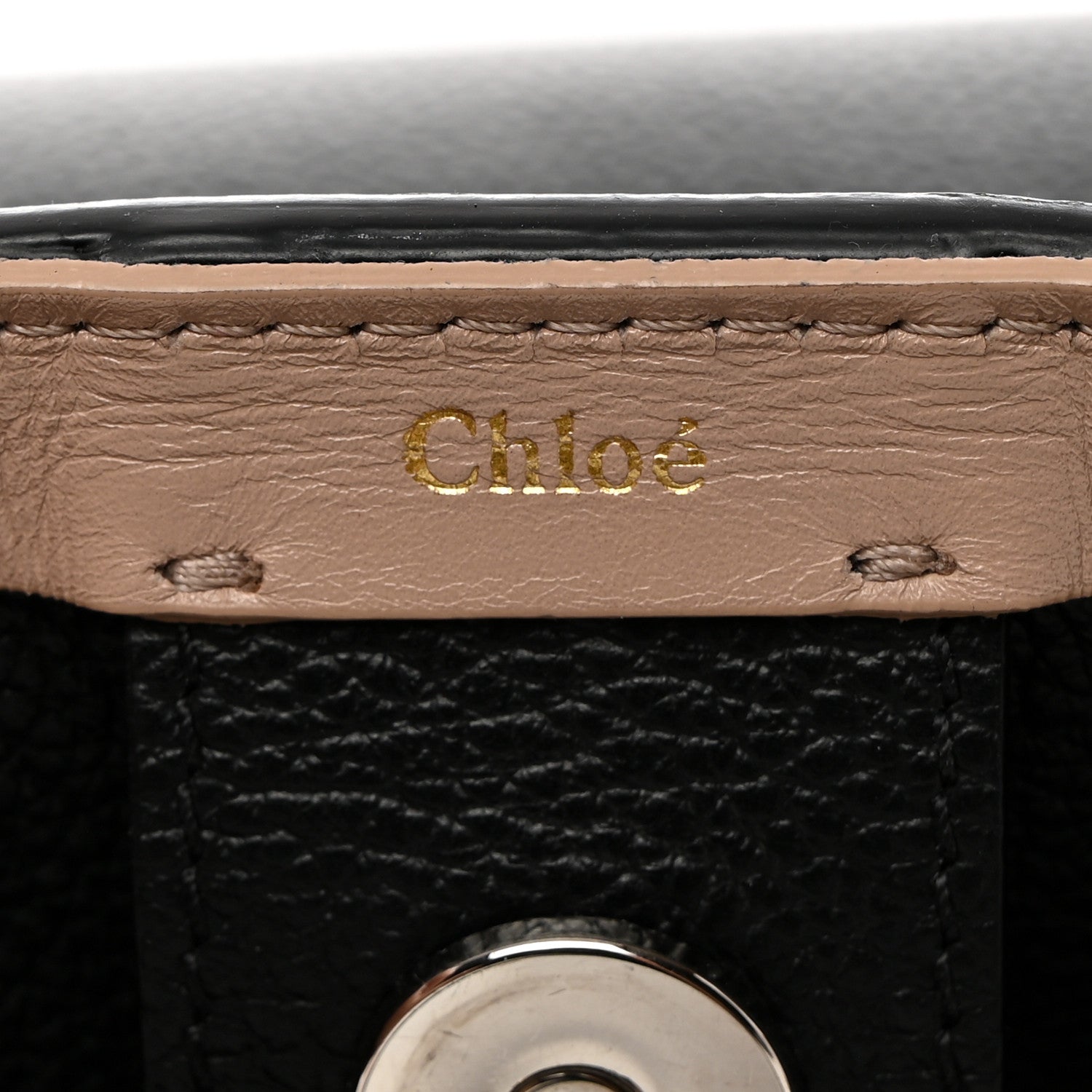 Chloe Calfskin Small East West Sense Tote Black 6 of 10
