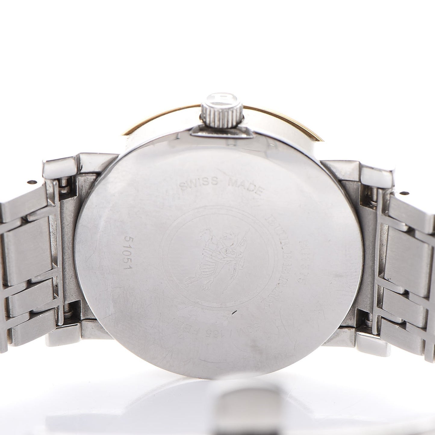 Stainless Steel Diamond Gold Tone Heritage Watch