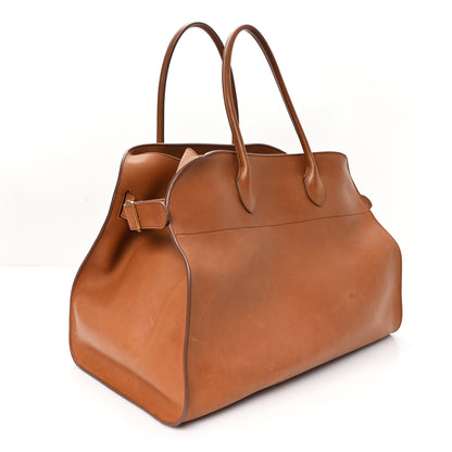 The Row Polished Saddle Calfskin Soft Margaux 17 Cuir 2 of 11