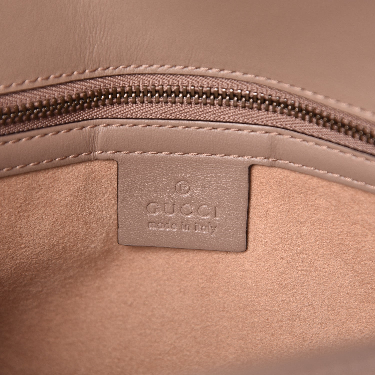 Gucci Calfskin Matelasse Small GG Marmont Shoulder Bag Porcelain Rose 6 of 11