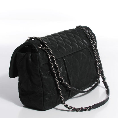 Chanel Iridescent Calfskin Large Chic Quilt Flap Black 3 of 8