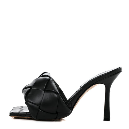 Bottega Veneta Nappa Maxi Intrecciato Lido Mule Sandals 36 Black 1 of 9