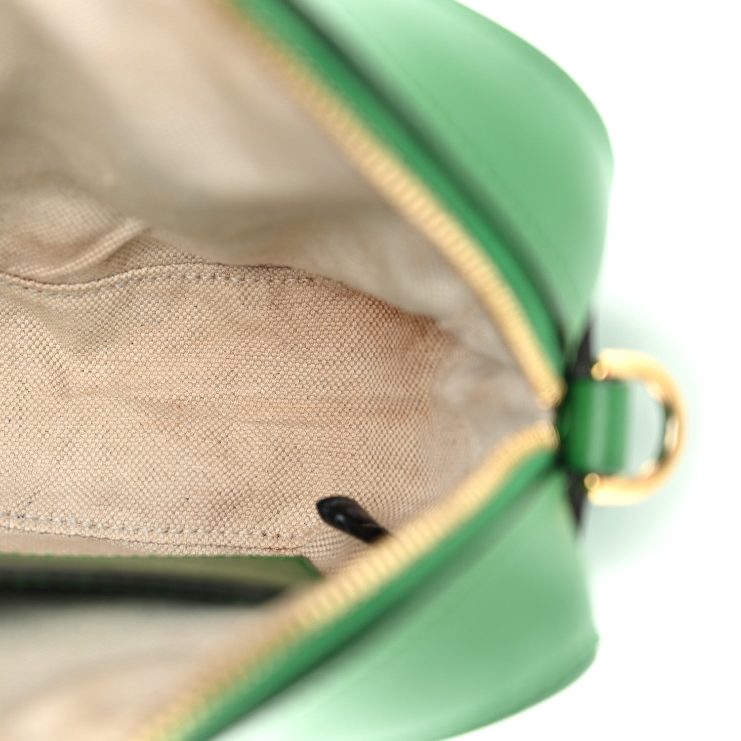 Gucci Calfskin GG Matelasse Shoulder Bag Spring Green Natural 11 of 14