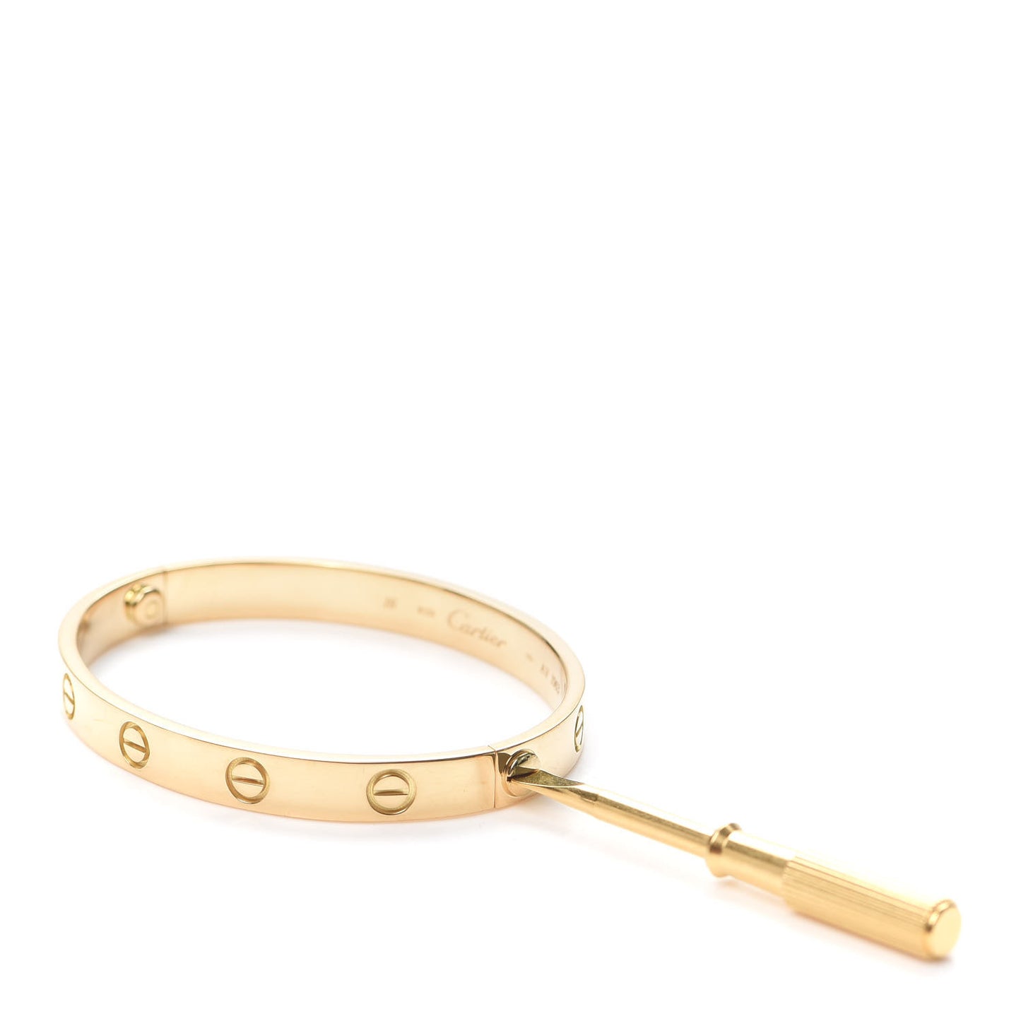 18K Yellow Gold LOVE Bracelet 16
