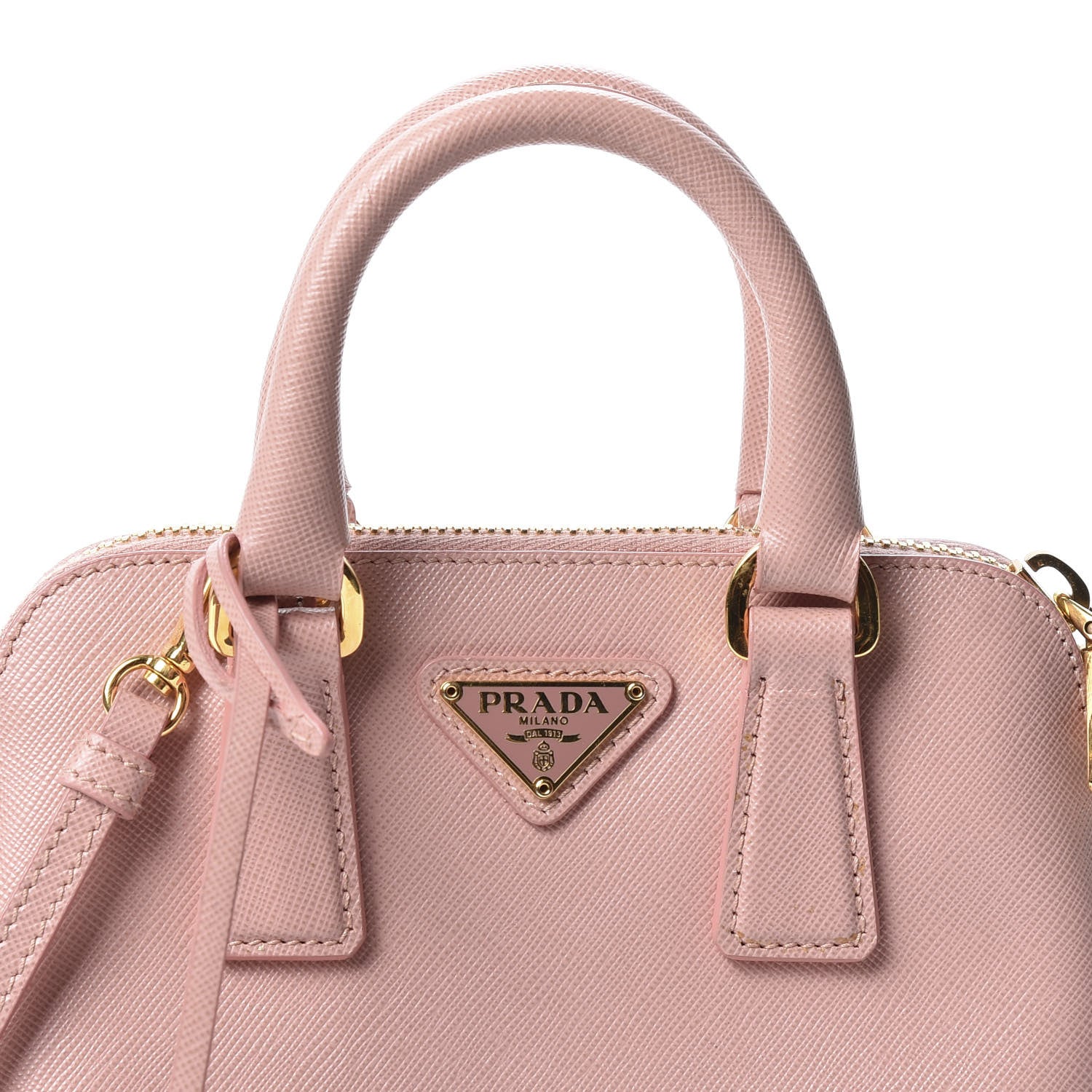 Prada Saffiano Lux Mini Promenade Tote Orchidea 10 of 10