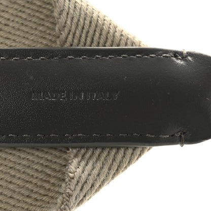 Celine Jacquard Wool Logo Short Strap Natural Grey 5 of 5