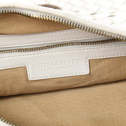 Bottega Veneta Nappa Intrecciato Medium Veneta Chain Hobo White 5 of 10