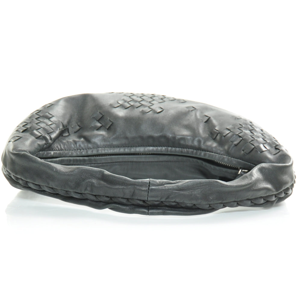 Woven Medium Veneta Hobo Nero