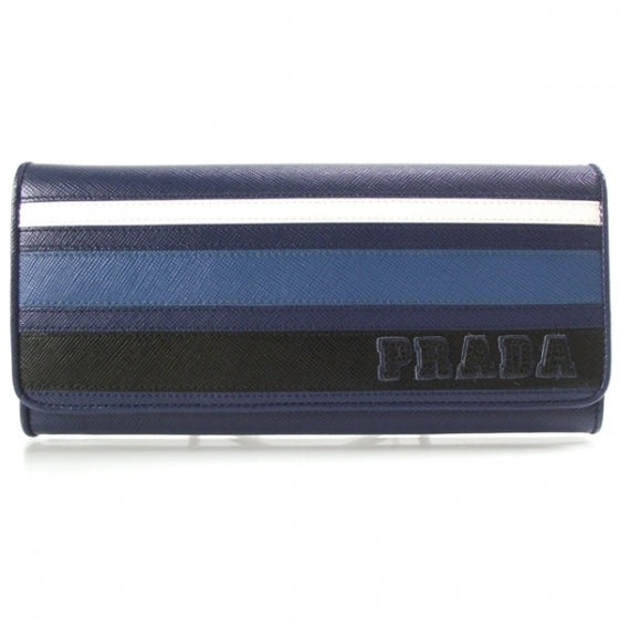Saffiano Stripe Continental Wallet