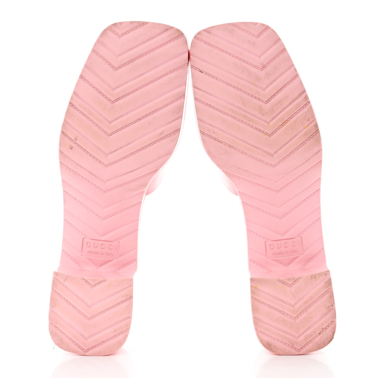 Rubber Gucci Logo Womens Platform 20/60mm Slide Sandals 39 Wild Rose