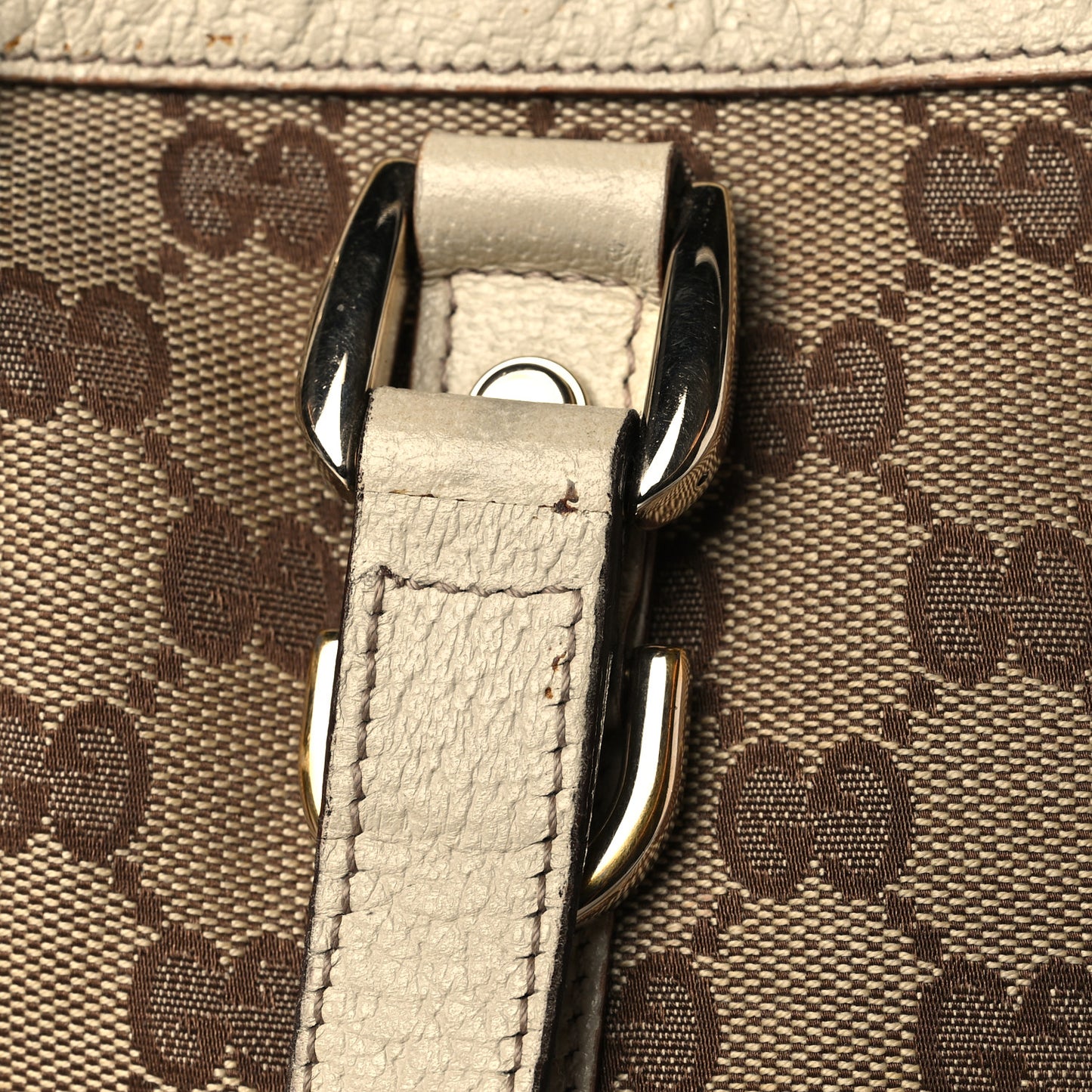 Monogram Small Abbey Tote Off White